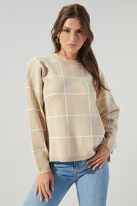 Dansby Window Pane Sweater