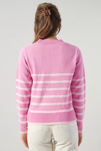 Chantilly Striped Cropped Sweater