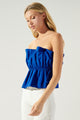 About Last Night Strapless Ruffle Top