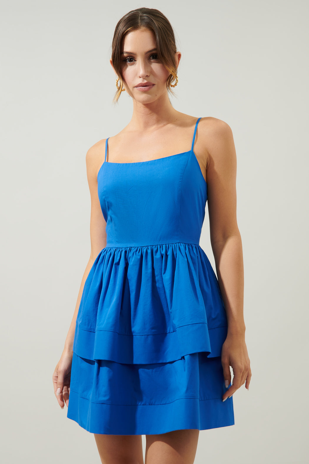 Beatriz Layered Mini Dress FUCHSIA / L by Sugarlips Beatriz Layered Mini Dress FUCHSIA / L by Sugarlips