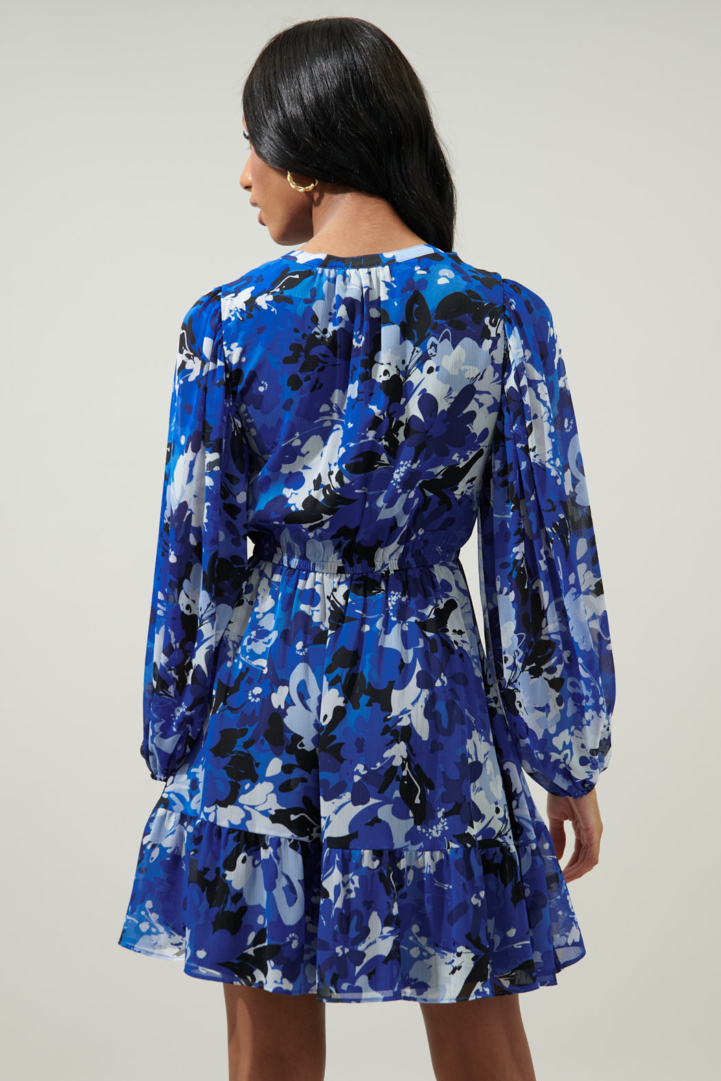 Moonflower Paxton Balloon Sleeve Mini Dress Sugarlips Moonflower Paxton Balloon Sleeve Mini Dress Sugarlips