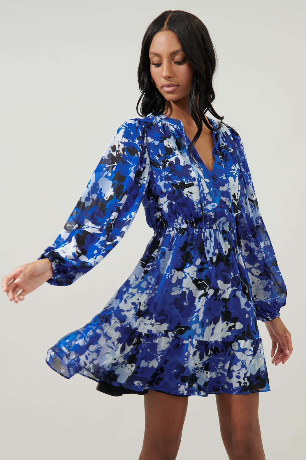 paxton dress with long sleeves Marie Oliver Paxton Dress - Havana