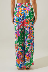 Paradise Falls Verne Pleated Wide Leg Pants