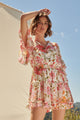 Maldonado Floral Amorcito Bell Sleeve Mini Dress
