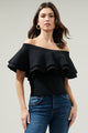 Kaila Off the Shoulder Sweater Top