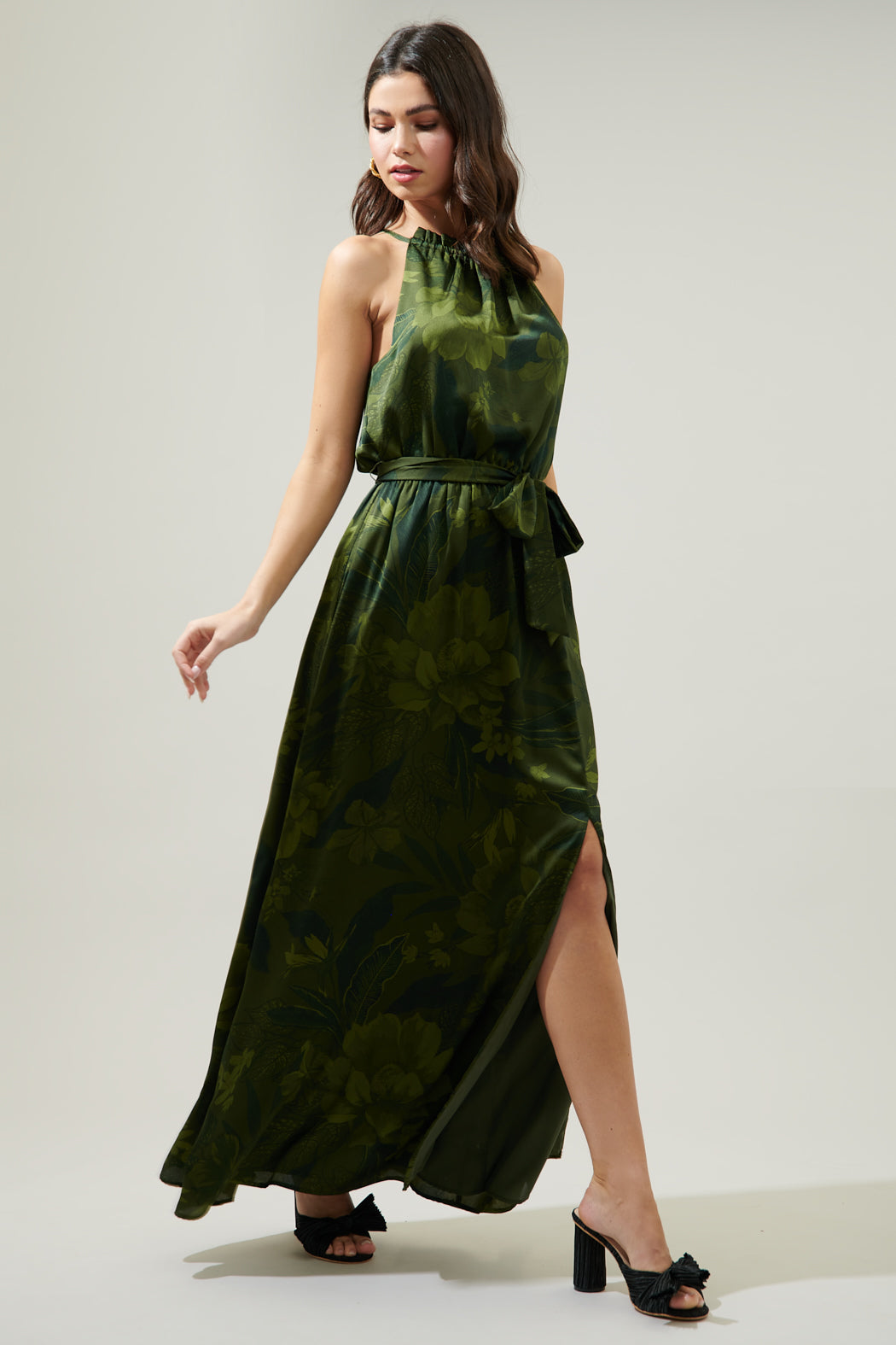 Halter – Yucca Maxi Tropics Ivy Sugarlips Dress