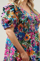 Santa Elena Leones Smocked Mini Dress Curve