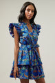 Ruya Floral Marisol Tiered Mini Dress