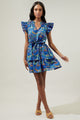 Ruya Floral Marisol Tiered Mini Dress
