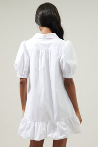 Levy Button Down Shift Dress