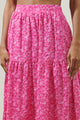 Pink Palisades Yaelle Flowy Maxi Skirt