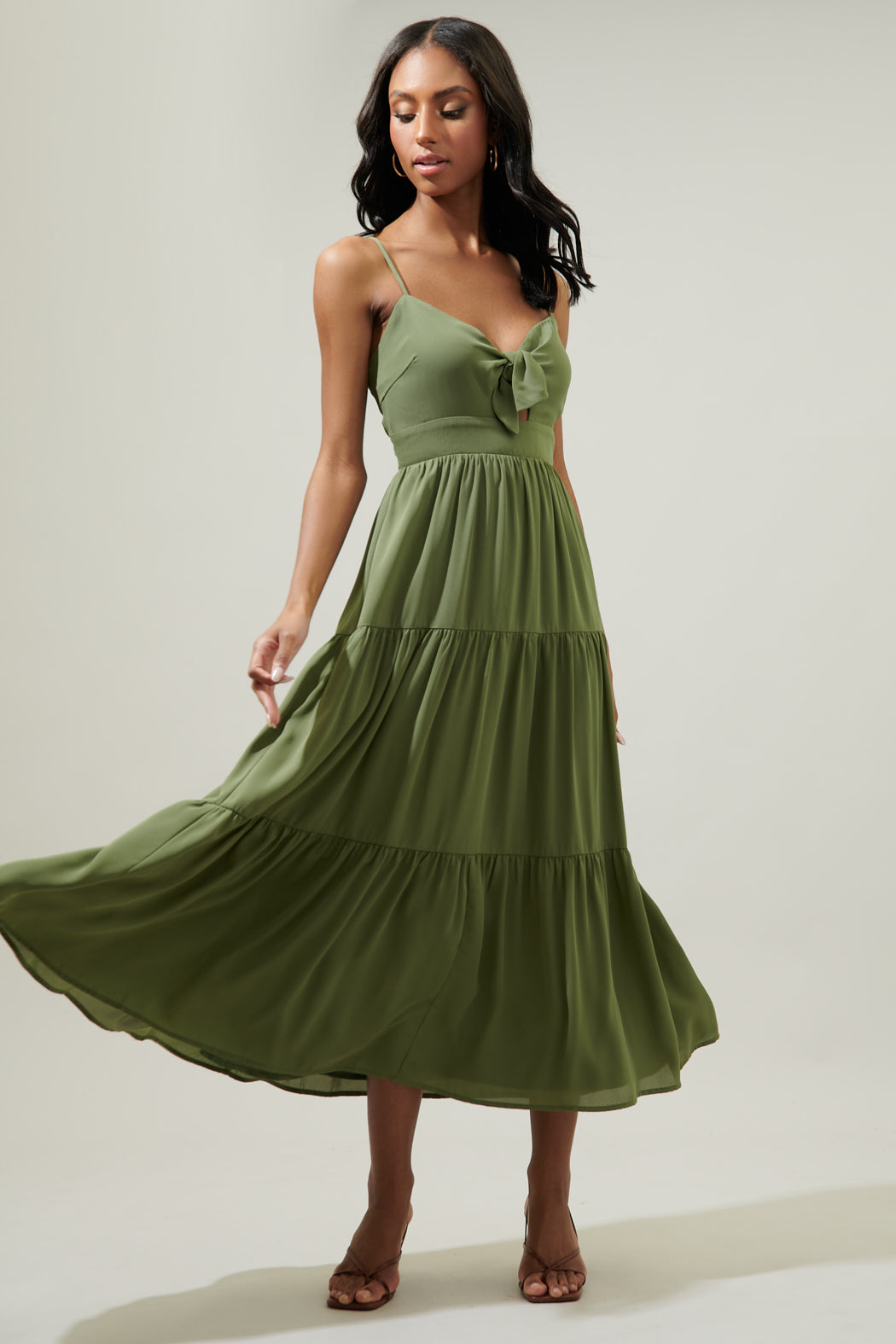 Sycamore Tie Knot Midi Dress