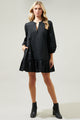 Velma Ruffle Shift Dress
