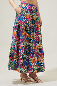 Santa Elena Ruffle Maxi Skirt