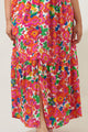 Summersalt Tropical Evianna Button Down Maxi Dress Curve