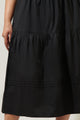 Flores Pleated Midi Skirt Curve