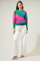 Eloy Graphic Puff Sleeve Sweater