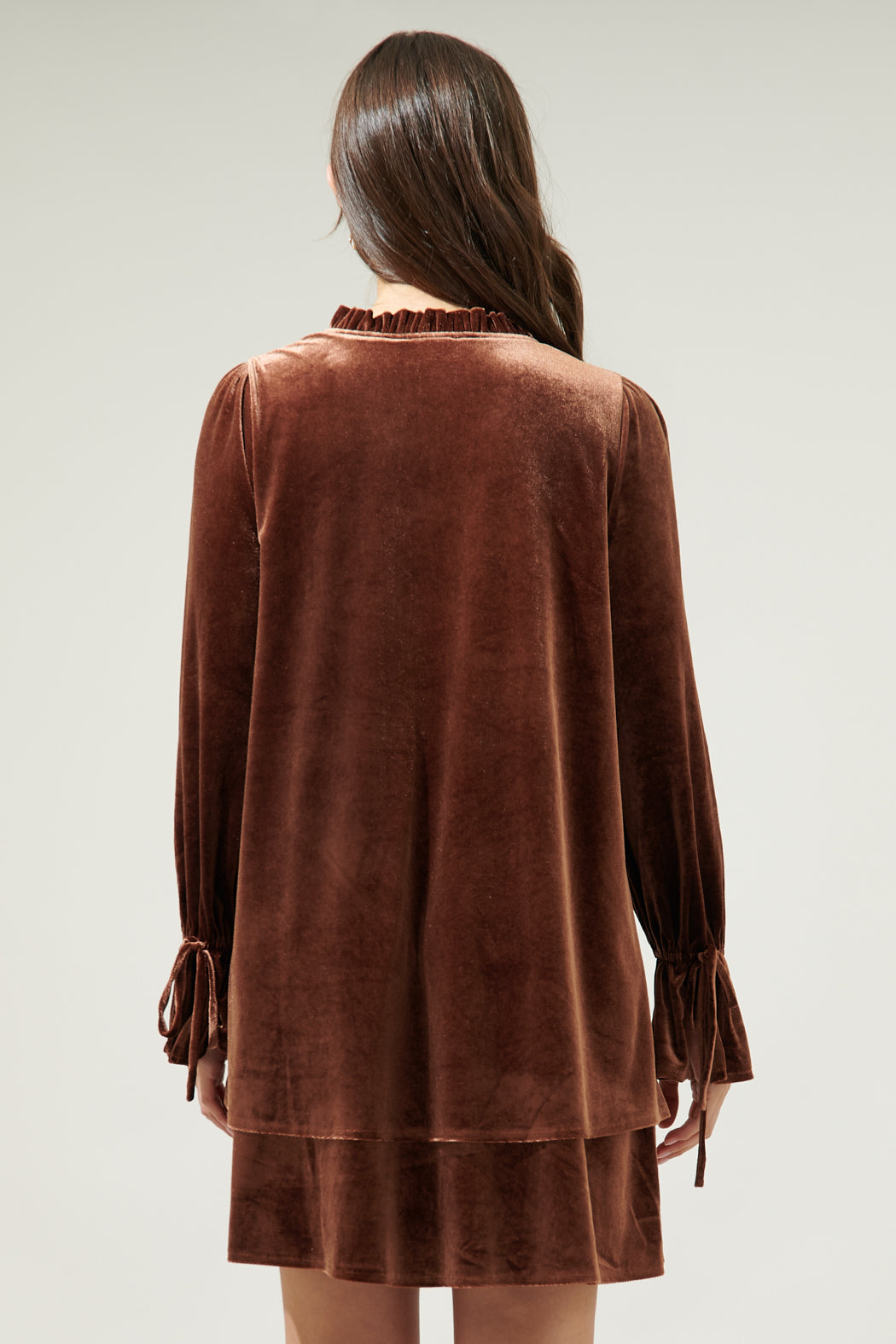 Karyssa Velvet Double Layer Trapeze Dress Karyssa Velvet Double Layer Trapeze Dress