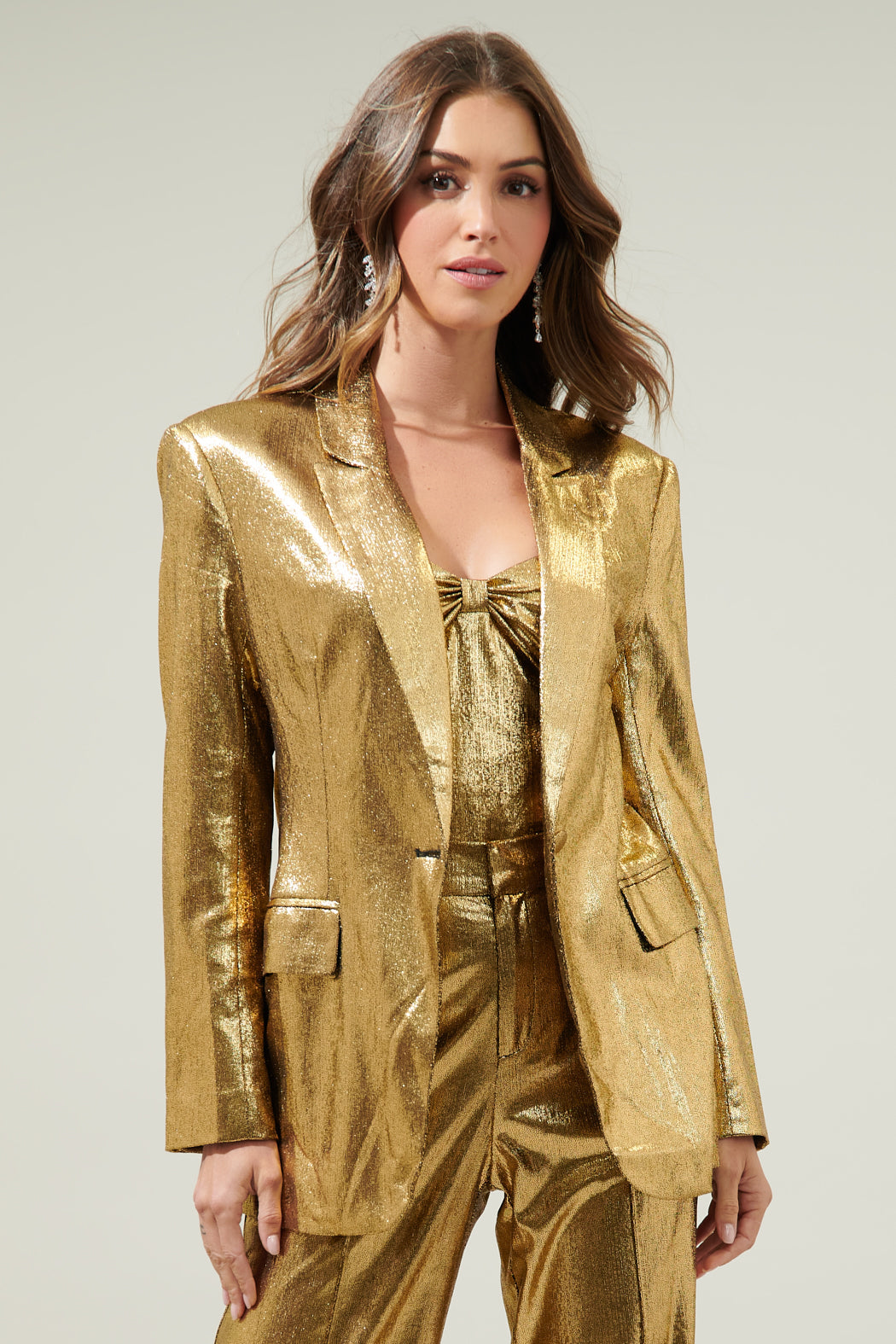 Primadonna Pintuck Fitted Blazer – Sugarlips