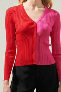 Olivia Mill Button Up Ribbed Cardigan