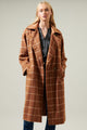 Leawood Plaid Long Coat
