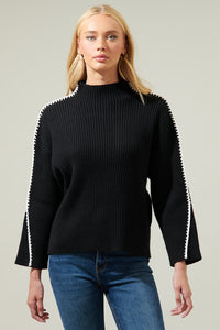 Cole Whipstitch Turtle Neck Sweater