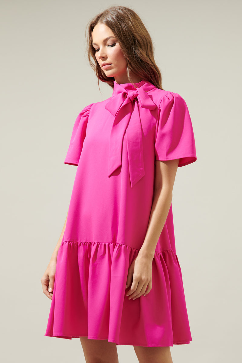Tania Shift Ruffle Mini Dress – Sugarlips