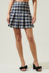 Hillard Plaid Mini Skirt