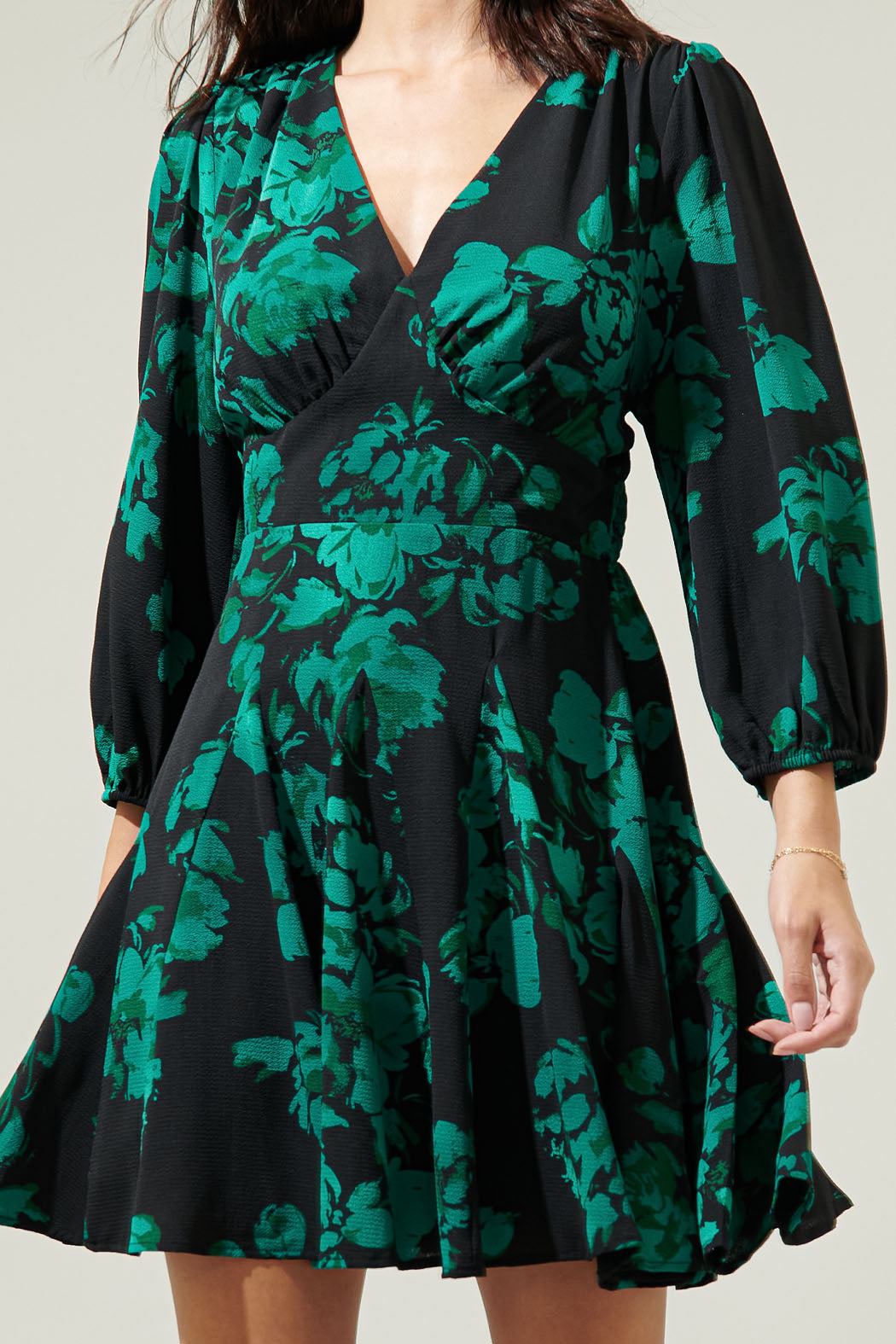 Krypton Floral Babydoll Mini Dress Sugarlips Krypton Floral Babydoll Mini Dress Sugarlips
