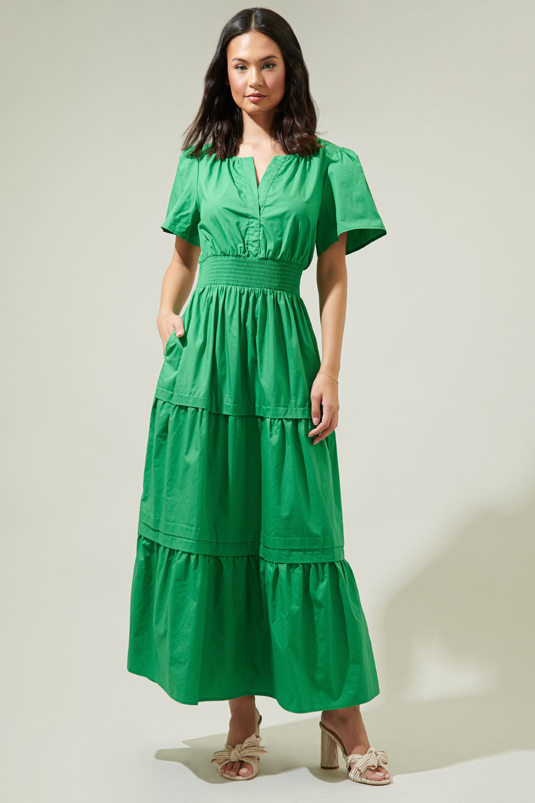 Cider Palmer Poplin Maxi Dress MERLOT / XS by Sugarlips Cider Palmer Poplin Maxi Dress MERLOT / XS by Sugarlips