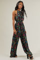 Madeline Groover Floral Lighthearted Trapeze Jumpsuit