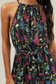 Madeline Groover Floral Lighthearted Trapeze Jumpsuit