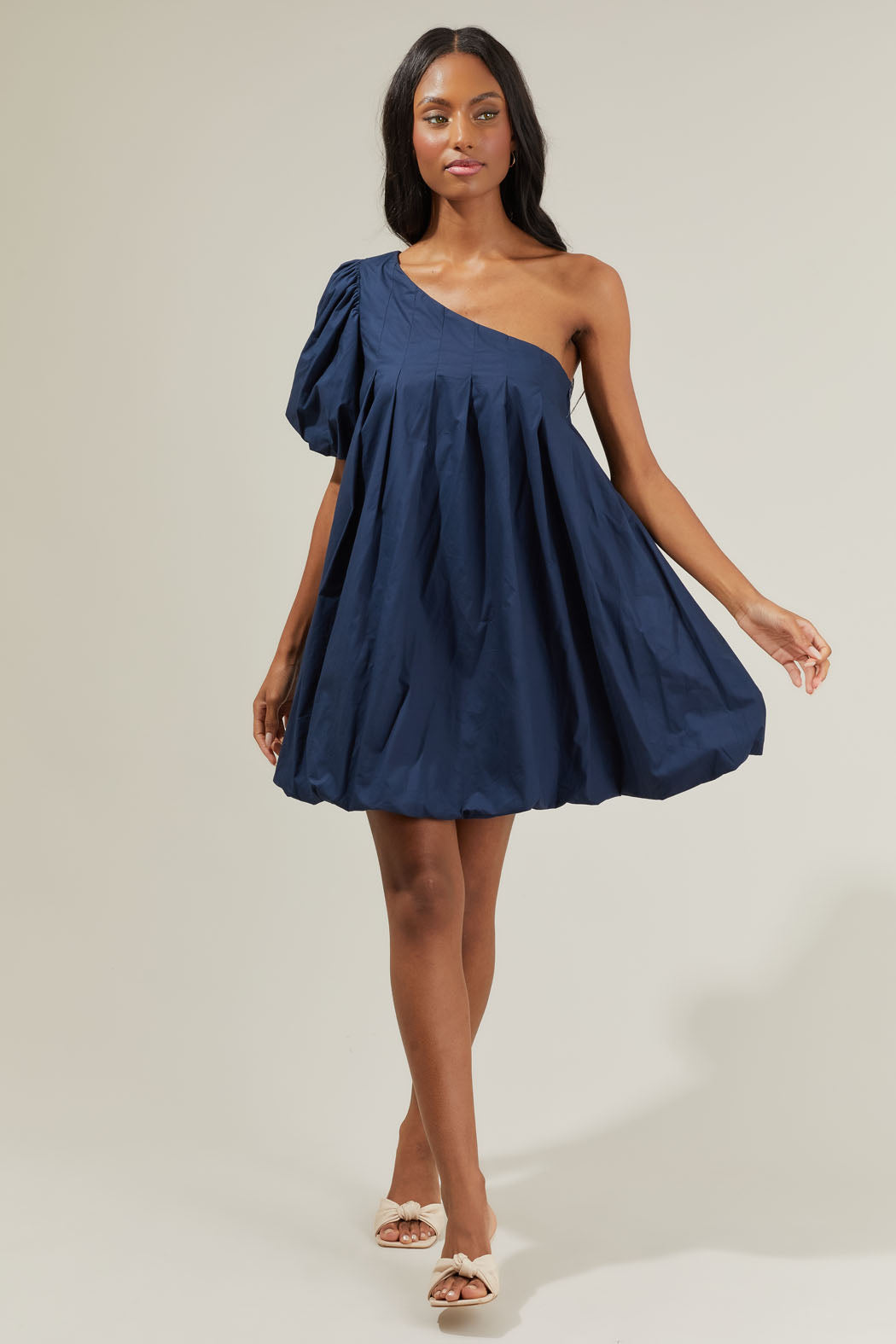Loraine Bubble Mini Dress FUCHSIA / XS by Sugarlips Loraine Bubble Mini Dress FUCHSIA / XS by Sugarlips