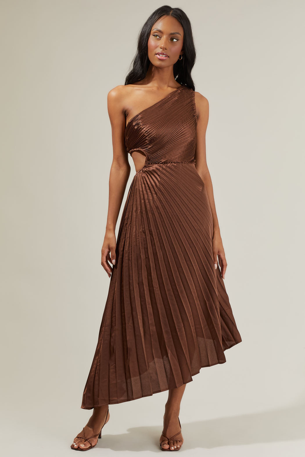 Marigold Aurora Pleated Maxi Dress EMERALD / XL by Sugarlips Marigold Aurora Pleated Maxi Dress EMERALD / XL by Sugarlips