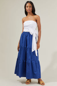 Isabel Ruffle Maxi Skirt