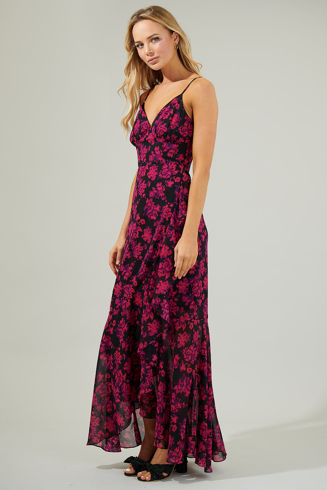 Doris Ruffle Maxi Dress Sugarlips Doris Ruffle Maxi Dress Sugarlips