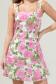 Hollin Floral Flare Mini Dress