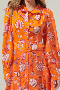 Cosmo Floral Flare Mini Dress