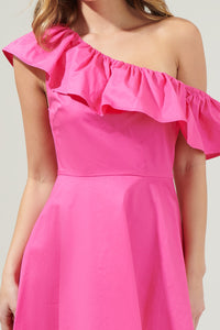 Searcy One Shoulder Mini Dress