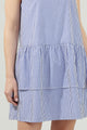Reynaga Striped Lia Tiered Mini Dress