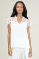 Finna Lace Tassel Tie Top