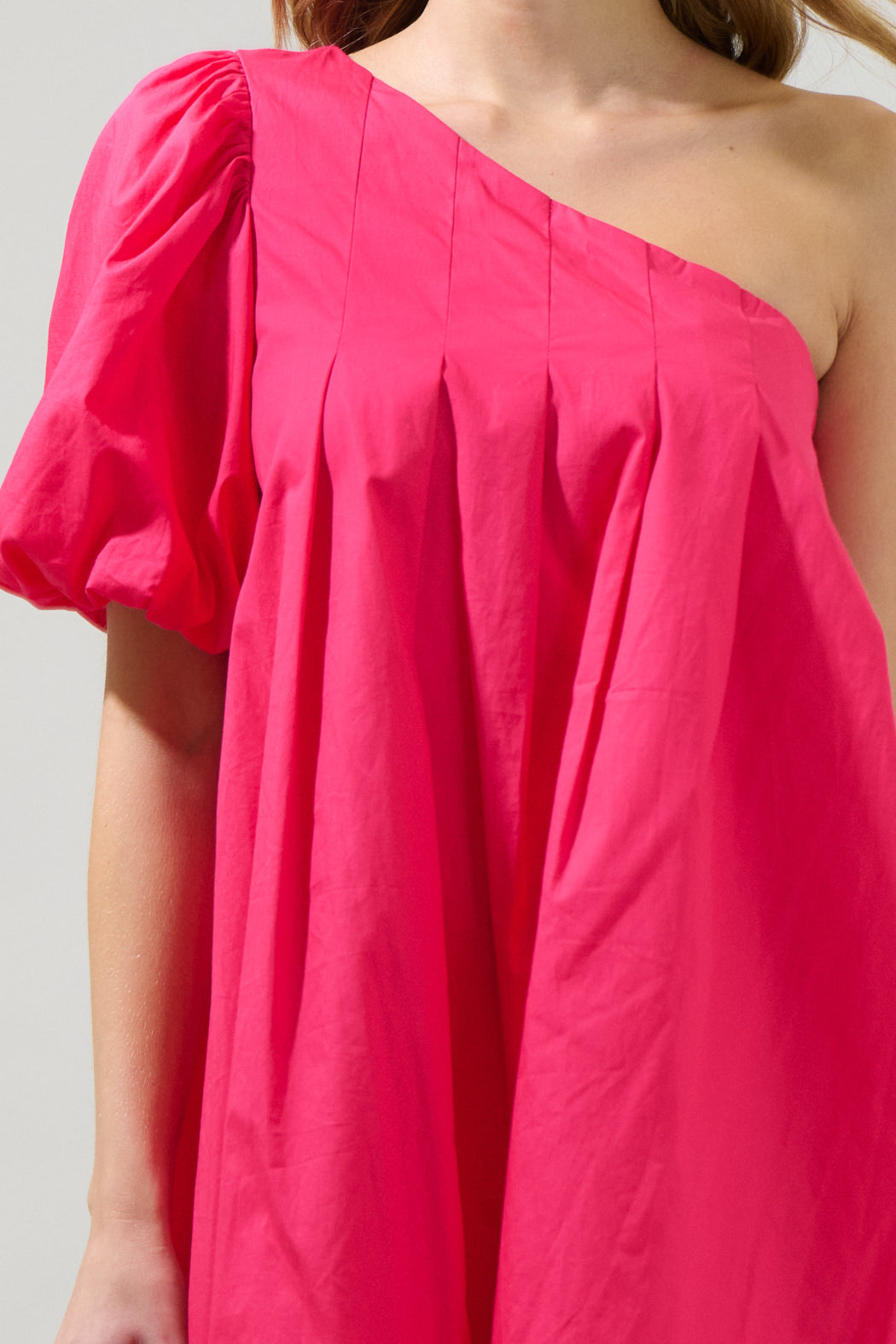 Loraine Bubble Mini Dress Fuchsia / Xs by Sugarlips Loraine Bubble Mini Dress Fuchsia / Xs by Sugarlips
