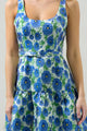 Cielo Floral Jacquard Sleeveless Mini Dress