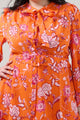 Cosmo Floral Flare Mini Dress Curve