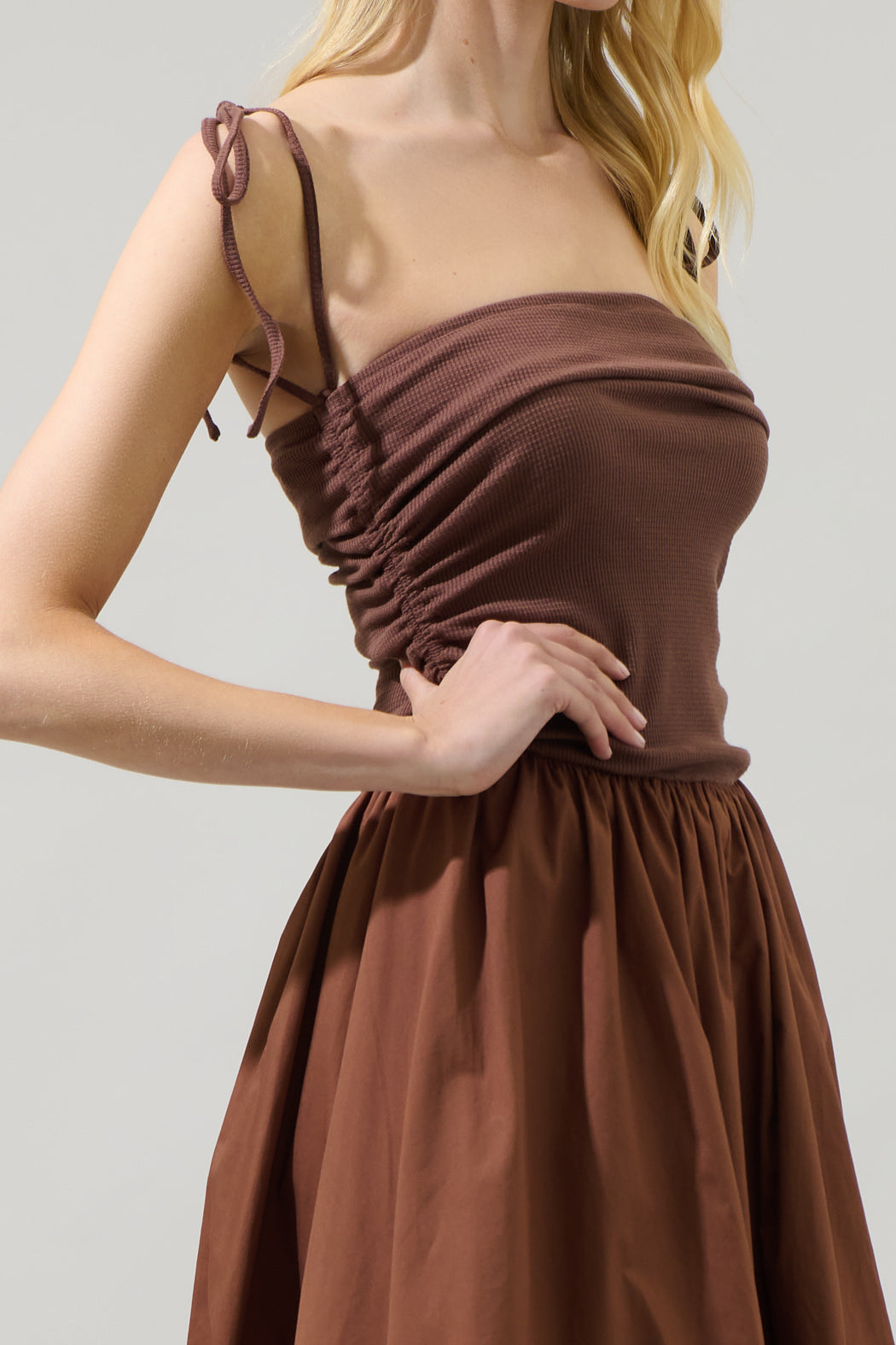 multiway midi dress Rebdolls Women's Plus Size Micaela Satin Multiway Midi Bodycon Dress