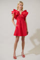 Wilma Ruffle Mini Dress