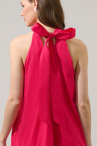 Gilvana Poplin Laly Mini Ruffle Dress