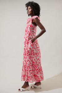 Aster Yare Smocked Maxi Dress