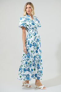 Samara Floral Belraj Poplin Maxi Dress