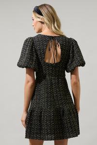 Carrol Zaylee Tweed May Tiered Mini Dress